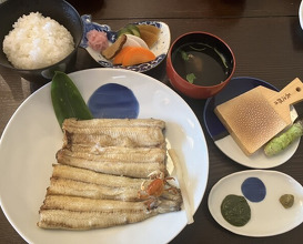 Dinner at Unagi Tei Tomoei (うなぎ亭 友栄)