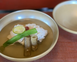 Dinner at Toraya Kochuan (虎屋 壺中庵)
