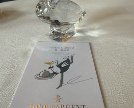 Dinner at TOUR D'ARGENT Toukyou (トゥールダルジャン 東京)