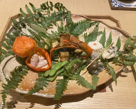 Dinner at Shorenin Monzeki Mae Tsukioka (青蓮院門跡前 月おか)