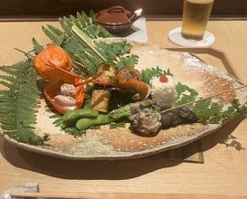 Dinner at Shorenin Monzeki Mae Tsukioka (青蓮院門跡前 月おか)