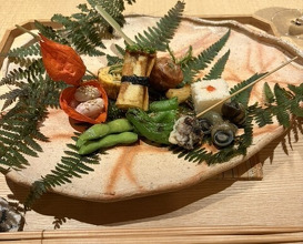 Dinner at Shorenin Monzeki Mae Tsukioka (青蓮院門跡前 月おか)