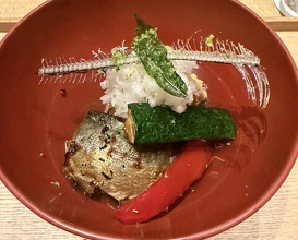 Dinner at Shorenin Monzeki Mae Tsukioka (青蓮院門跡前 月おか)