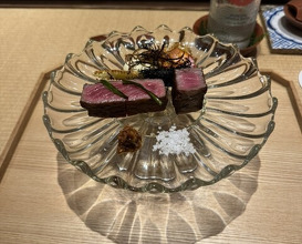 Dinner at Shorenin Monzeki Mae Tsukioka (青蓮院門跡前 月おか)