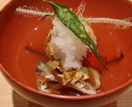 Dinner at Shorenin Monzeki Mae Tsukioka (青蓮院門跡前 月おか)