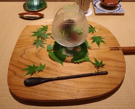Dinner at Shorenin Monzeki Mae Tsukioka (青蓮院門跡前 月おか)