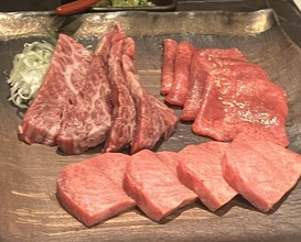 Dinner at YORONIKU TOKYO