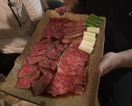 Dinner at Sumibi Yaki Yuji (炭火焼 ゆうじ)
