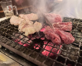 Dinner at Sumibi Yaki Yuji (炭火焼 ゆうじ)