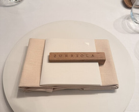 Dinner at ZURRIOLA (スリオラ)