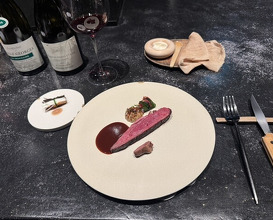 Dinner at Florilège