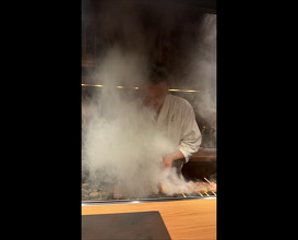 Dinner at Tori Chataro, Tokyo