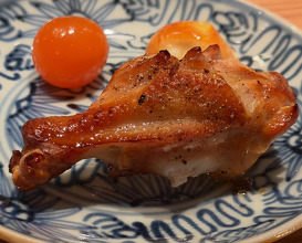 Dinner at Tori Chataro, Tokyo