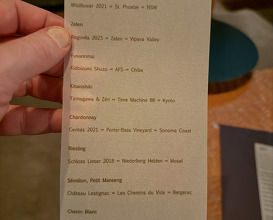 Dinner at Zén