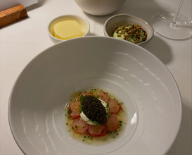 Dinner at Restaurant La Société - cuisine creative