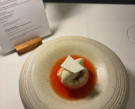 Dinner at Restaurant La Société - cuisine creative