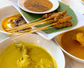 Dinner at Padang, Indonesia