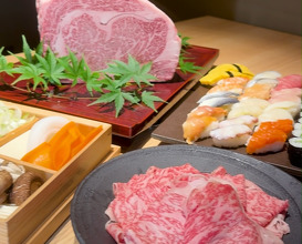 Dinner at しゃぶしゃぶ・すし 八山 六本木 Hassan