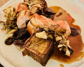 Dinner at Boston, Massachusetts