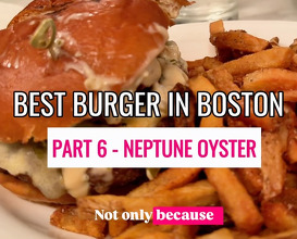Dinner at Neptune Oyster Boston, Ma