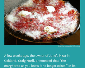 Dinner at June's Pizza