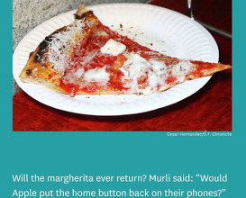 Dinner at June's Pizza