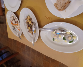 Dinner at La Cantina Di Sant'Agustino