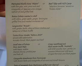 Dinner at Waldhotel Sonnora