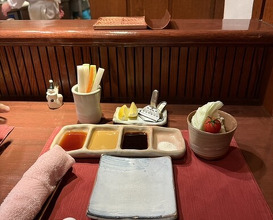 Dinner at Kushi Katsu A-bon (串かつ あーぼん)