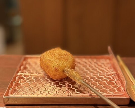 Dinner at Kushi Katsu A-bon (串かつ あーぼん)