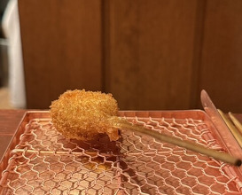 Dinner at Kushi Katsu A-bon (串かつ あーぼん)