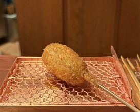 Dinner at Kushi Katsu A-bon (串かつ あーぼん)