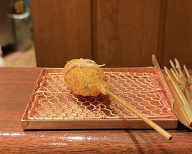 Dinner at Kushi Katsu A-bon (串かつ あーぼん)