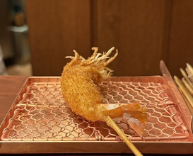 Dinner at Kushi Katsu A-bon (串かつ あーぼん)