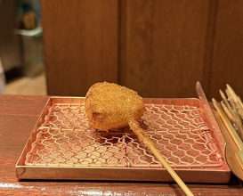 Dinner at Kushi Katsu A-bon (串かつ あーぼん)