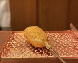 Dinner at Kushi Katsu A-bon (串かつ あーぼん)