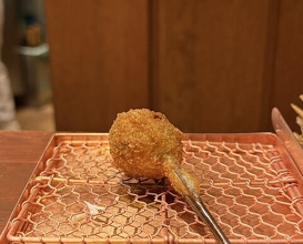 Dinner at Kushi Katsu A-bon (串かつ あーぼん)