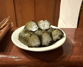 Dinner at Kushi Katsu A-bon (串かつ あーぼん)