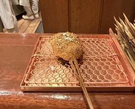 Dinner at Kushi Katsu A-bon (串かつ あーぼん)