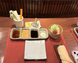 Dinner at Kushi Katsu A-bon (串かつ あーぼん)