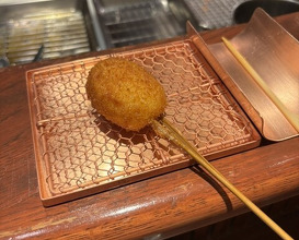 Dinner at Kushi Katsu A-bon (串かつ あーぼん)