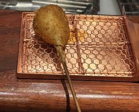 Dinner at Kushi Katsu A-bon (串かつ あーぼん)