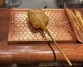 Dinner at Kushi Katsu A-bon (串かつ あーぼん)