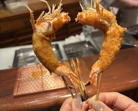Dinner at Kushi Katsu A-bon (串かつ あーぼん)
