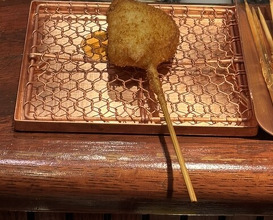 Dinner at Kushi Katsu A-bon (串かつ あーぼん)