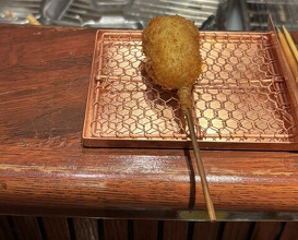 Dinner at Kushi Katsu A-bon (串かつ あーぼん)