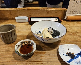 Dinner at Akama Chaya Asago (赤間茶屋 あ三五)