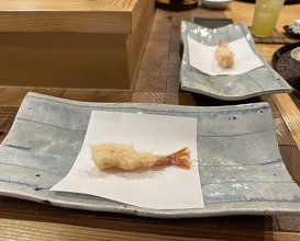 Dinner at Tempura Asanuma (天ぷら浅沼)