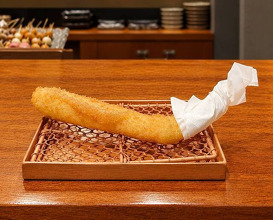 Dinner at kushikatsu daibon (串かつ だいぼん)