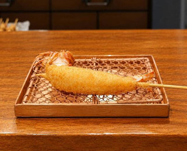 Dinner at kushikatsu daibon (串かつ だいぼん)